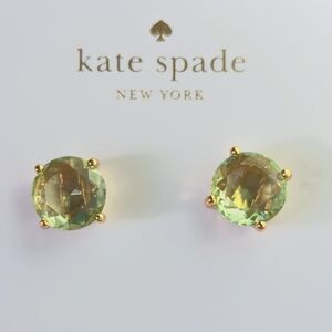 NWT Kate Spade Mint Gumdrop Studs  w/ pouch🍀🍀